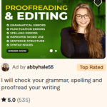 Fiverr Proofreading & Editing