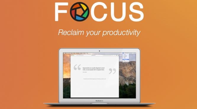 Focus to Reclaim Your Productivity